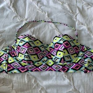 Double strap back bikini top